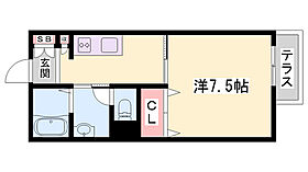 In stage繁昌IB棟  ｜ 兵庫県加西市繁昌町（賃貸アパート1K・1階・28.21㎡） その2