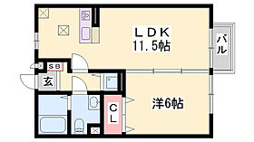 サンリッチ和田  ｜ 兵庫県西脇市和田町（賃貸アパート1LDK・1階・40.07㎡） その2