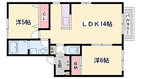 コート濱林A棟  ｜ 兵庫県姫路市白浜町宇佐崎北3丁目（賃貸アパート2LDK・2階・57.75㎡） その2