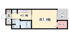 ブリーズコート城北  ｜ 兵庫県姫路市野里（賃貸マンション1K・3階・27.91㎡） その2