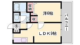 フォレスト中  ｜ 兵庫県宍粟市山崎町中（賃貸アパート1LDK・2階・35.91㎡） その2