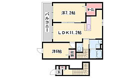 ＰｒｉｍａＳｔｅｌｌａII  ｜ 兵庫県相生市緑ヶ丘2丁目（賃貸アパート2LDK・2階・59.13㎡） その2