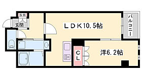 リアライズ呉服町  ｜ 兵庫県姫路市呉服町（賃貸マンション1LDK・6階・40.57㎡） その2