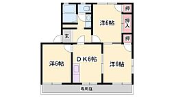 間取図画像 3DK