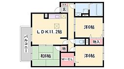 グレイスコート B棟 2階/-