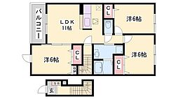 オアシス上ノ茶屋 2階/-