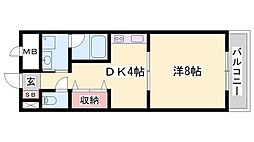 間取図画像 1DK
