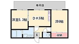 クレール糸井 1階/-