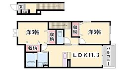 グラツィアC 2階