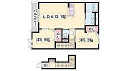 トワ・フィーユ 2階