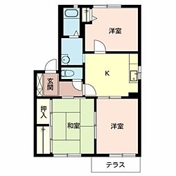 はぴねすハイツ喜田 1階/-