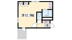 ISMビル ワンルームの間取図画像