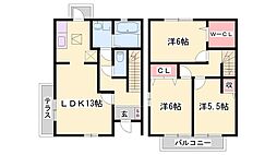 オークスコート西新在家 B棟 1階