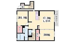 ロイヤルハイツ辻井 2階