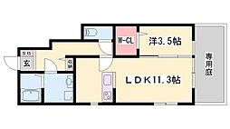 サンスーシ 1階/-