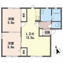 ディアス中島 B棟 2階