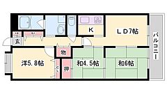 物件の間取り