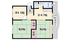 溝口ハイツ 4階/-