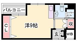 クオリティライフ壱番館 ワンルームの間取図画像