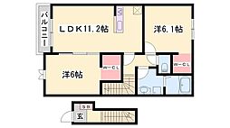 サンリット福崎II 2階/-