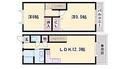 マウントヴィレッジ大池台 2LDKの間取図画像