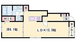 メゾンパーク 枚田岡 A棟 1階/-