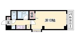 ローレルハイツ 1Kの間取図画像