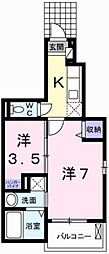 セシール カツハラB 1階
