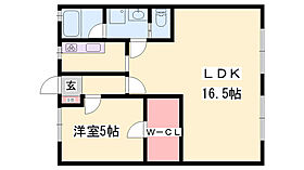 サンシティー北新在家　A棟  ｜ 兵庫県姫路市網干区北新在家（賃貸アパート1LDK・2階・47.54㎡） その2