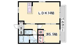 アパートメントハウス京口  ｜ 兵庫県姫路市京口町（賃貸アパート1LDK・1階・46.37㎡） その2