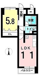 間取図画像 1LDK