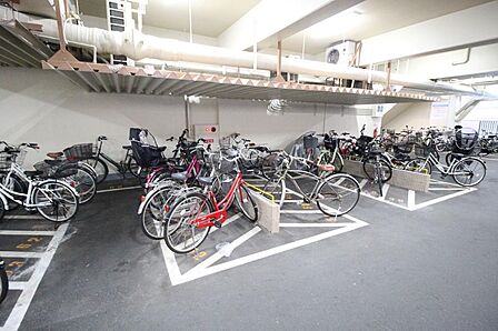 ■自転車置場も綺麗に整頓されています♪
