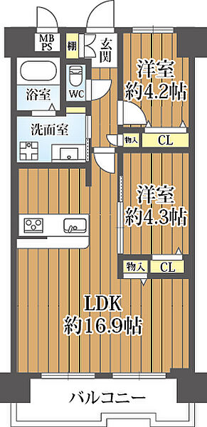 間取りを拡大表示