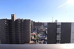 最上階15階の眺望。南東角部屋につき、風通し・日当り良好！
