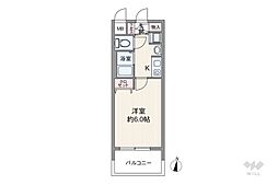 プレサンス名古屋駅前 1Kの間取図画像