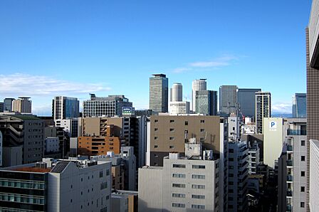 プレサンス丸の内レジデンス?の外観(南西側から)