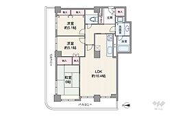 ザ・シーン徳川園 3LDKの間取図画像