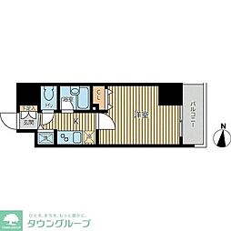 CITY SPIRE両国 9階1Kの間取り