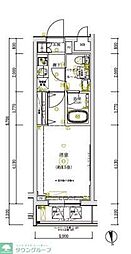 RELUXIA亀戸EAST 1階1Kの間取り