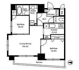 ParkCube本所吾妻橋 2LDKの間取図画像