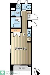 CITYSPIRE森下 ワンルームの間取図画像
