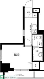 トーシンフェニックス浅草リバーサイド 1Kの間取図画像