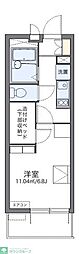 リバーサイド五反野 1Kの間取図画像