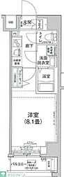 アイルグランデ押上イースト 1Kの間取図画像
