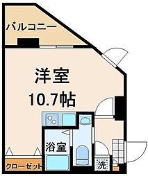 プライムステージ・オオシマ ワンルームの間取図画像