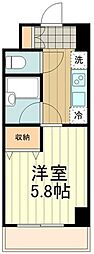 シンシア本郷東大前 1Kの間取図画像