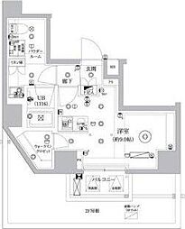 セジョリ東陽町 ワンルームの間取図画像