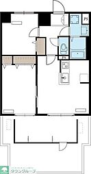 リブリ・レジデンス三ノ輪 2LDKの間取図画像