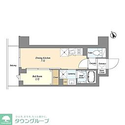 墨田区八広1丁目マンション 1DKの間取図画像