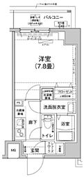アイルグランデ押上イースト 1Kの間取図画像